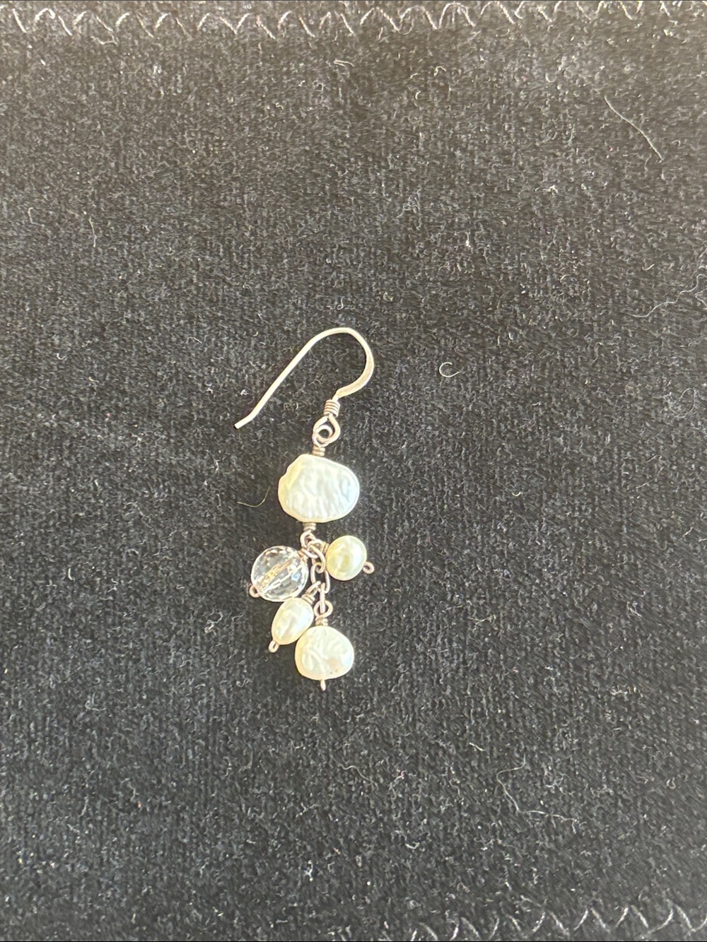 Silpada .925 Sterling Silver Earring Single Replacement W0978